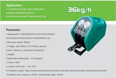 Maszyna auto przenośne urządzenie do odzyskiwania czynnika chłodniczego i recykling CM-EP (można odzyskiwania R600a)