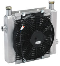 Płyta aluminiowa Fin Air Chłodnica oleju, olej hydrauliczny Wymiennik ciepła DC12V / DC24V