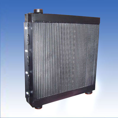 Lutowane Aluminium Plate Fin Wymiennik ciepła woda Lutowanie Chłodnica z wentylatorem