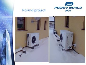 Niskie temperatury powietrza Źródło Wymiennik ciepła pompy ciepła współczynnik wydajności 3,81