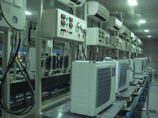 System badań wydajności prądu przemiennego typu podłogowego w układzie elektronicznym automatycznego montażu